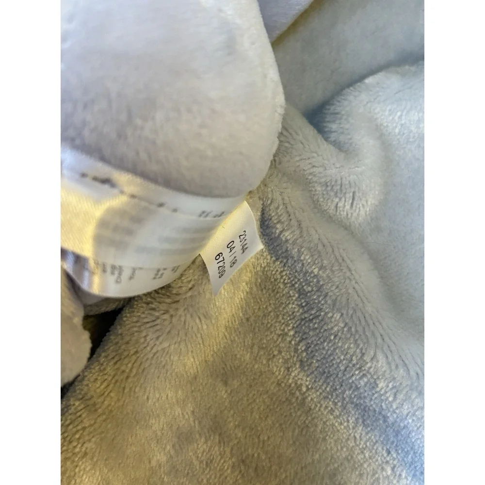 2016 Carter's Elephant Lovey Plush Animal Gray Grey‎ Satin Security Blanket
